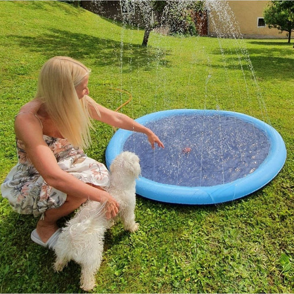 Slip-Resistant Splash Pad for Children and Pets